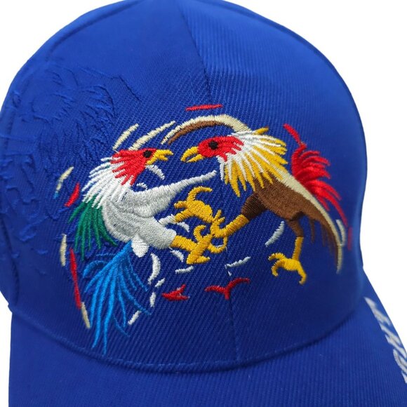 Embroidered Roosters Strapback Baseball Cap Trucker Hat Fashion Casual Urban - Picture 2 of 14